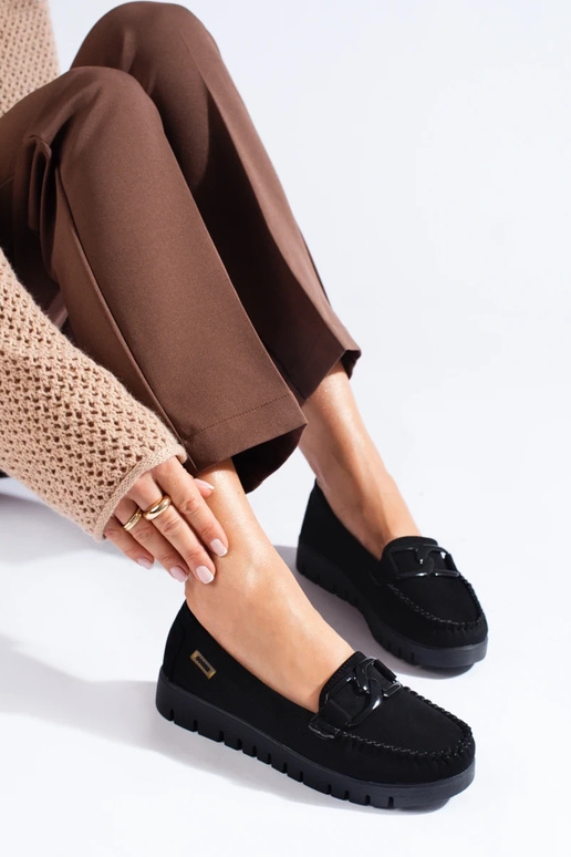 zamšādas Melnas krāsas mokasīni... zamšādas Melnas krāsas mokasīni...