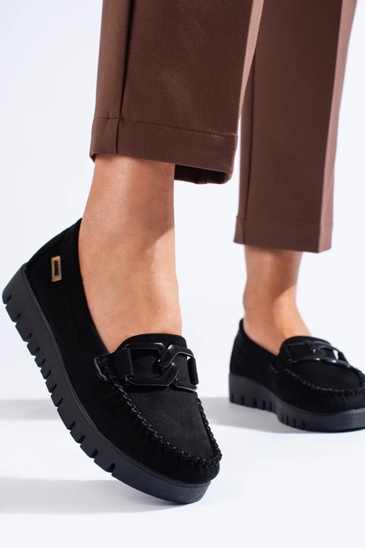 zamšādas Melnas krāsas mokasīni... zamšādas Melnas krāsas mokasīni...