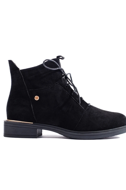 Zamšas sieviešu apavi melnā krāsā Zamšas sieviešu apavi melnā krāsā