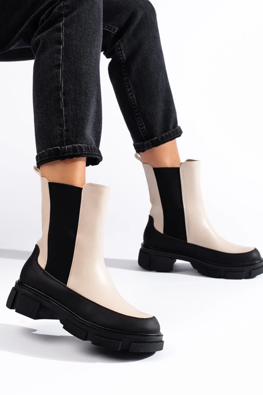 smilšu krāsas Sieviešu zābaki sieviešu