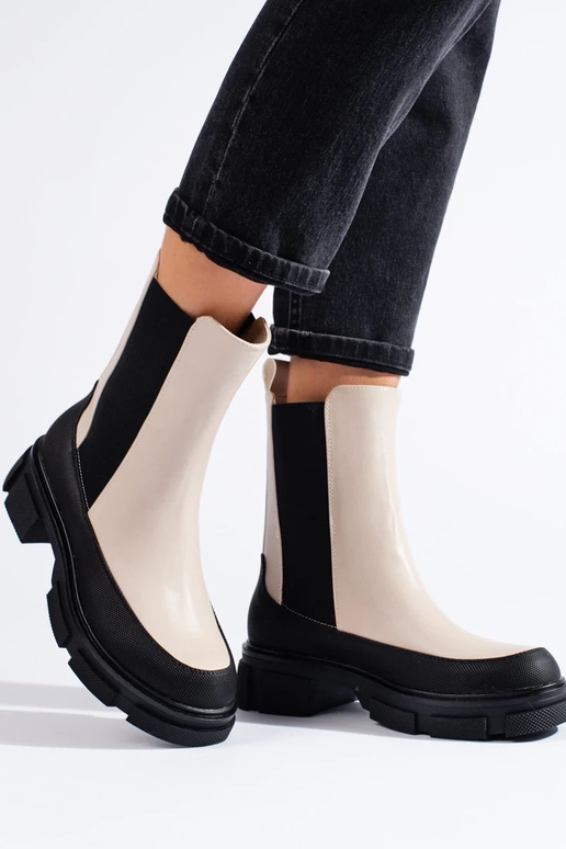 smilšu krāsas Sieviešu zābaki sieviešu