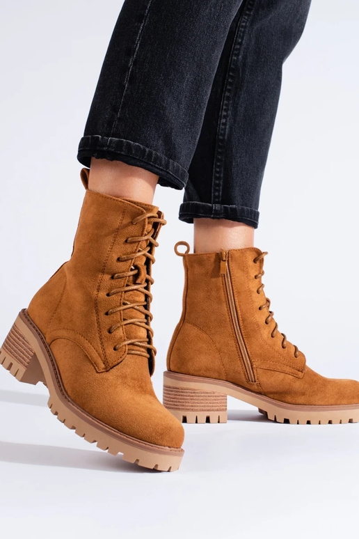 brūnas krāsas sasiets sieviešu zābaki brūnas krāsas sasiets sieviešu zābaki