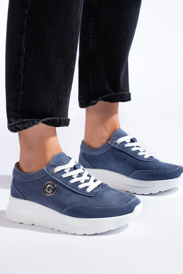 Zilas krāsas    sieviešu apavi 2