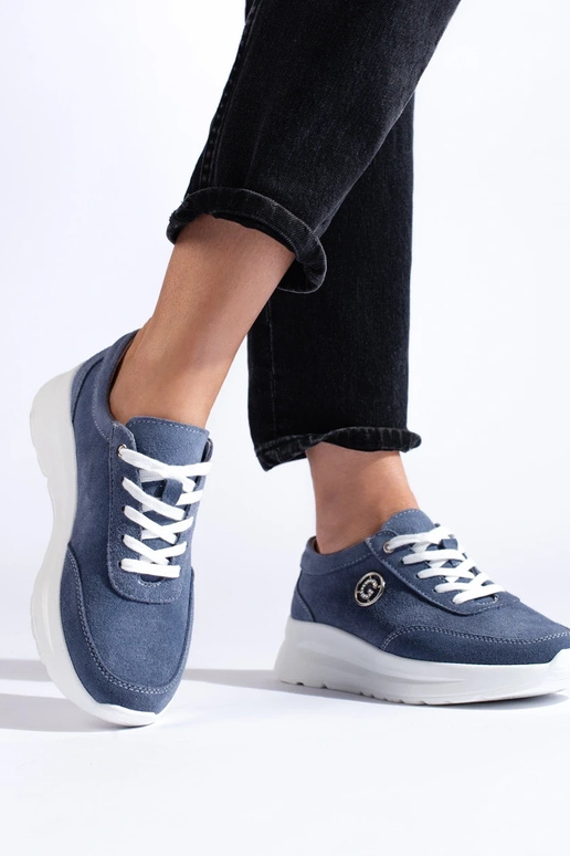 Zilas krāsas    sieviešu apavi