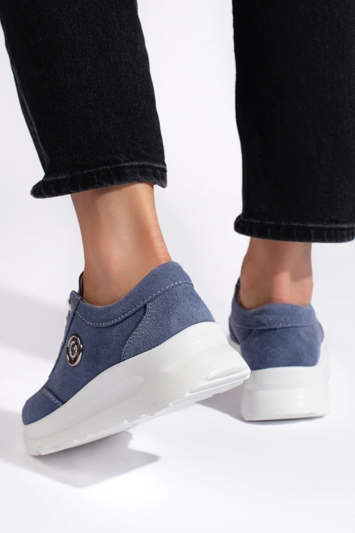 Zilas krāsas    sieviešu apavi