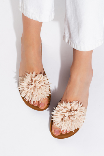 Bēšas sieviešu flip-flops... 2