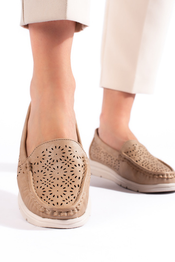 Sieviešu mokasīni smilšu... 2