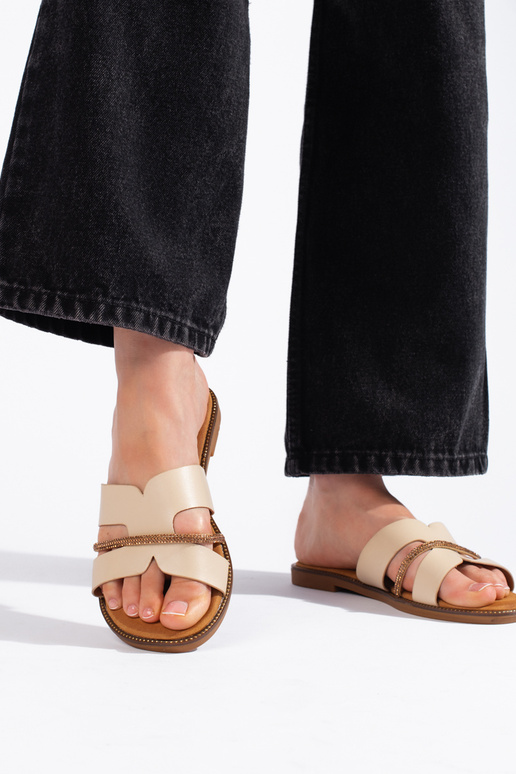 Eleganta stila  smilšu krāsas čības