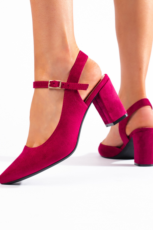 zamšādas  puszābaki rozā krāsa Sergio...