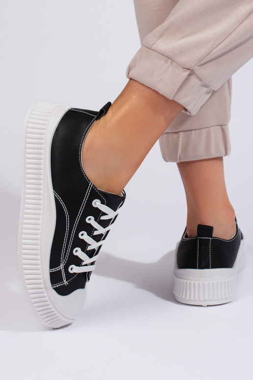 Melnas klasiska modeļa sieviešu kedas...