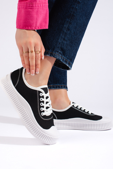 melnas krāsas  Sieviešu zābaki 2