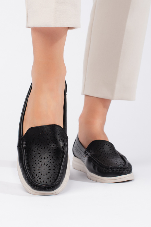 Sieviešu mokasīni Melnas krāsas