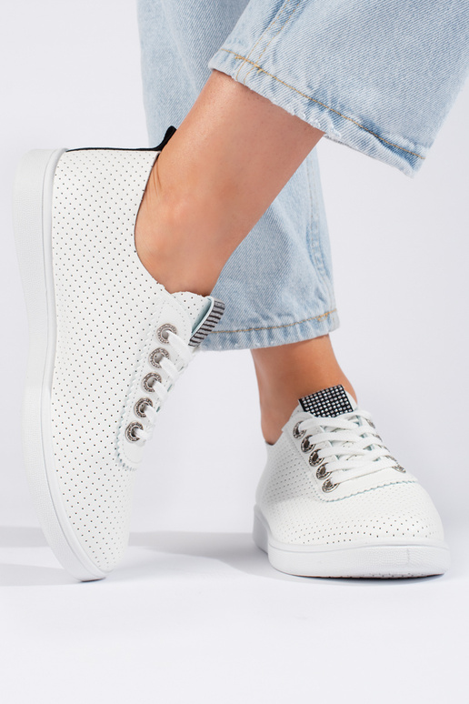 balta krāsa Sieviešu zābaki