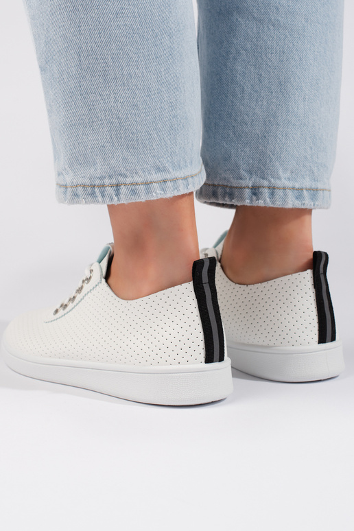 balta krāsa Sieviešu zābaki