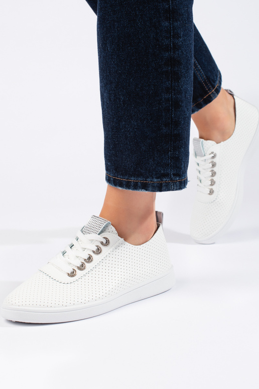 balta krāsa Sieviešu zābaki