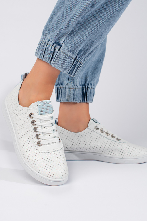 balta krāsa Sieviešu zābaki