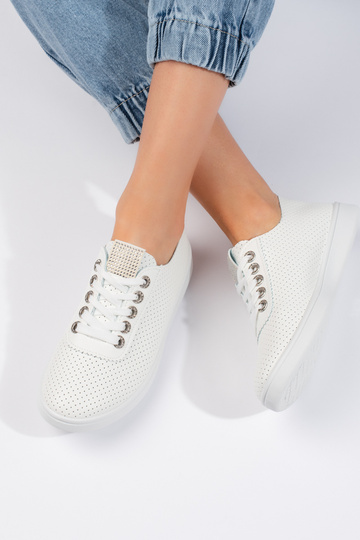 balta krāsa Sieviešu zābaki 2