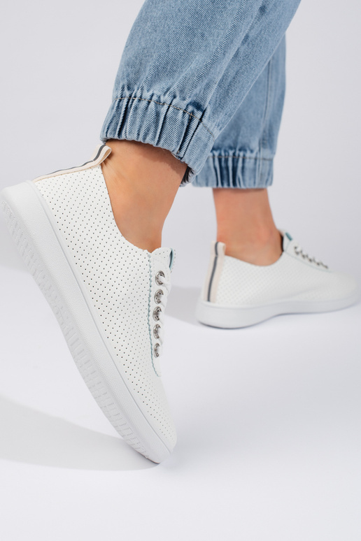 balta krāsa Sieviešu zābaki