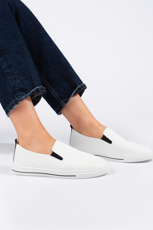 balta krāsa Sieviešu zābaki