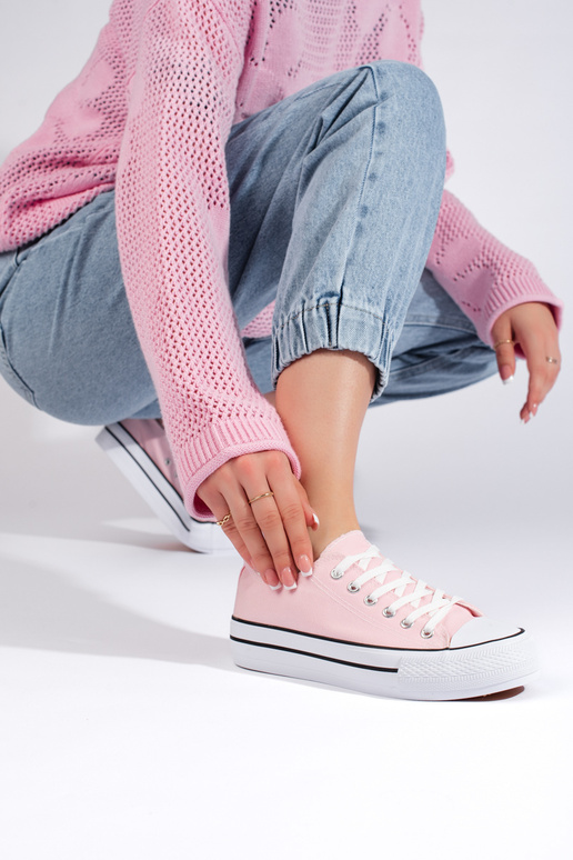 Rozā krāsas Sieviešu zābaki