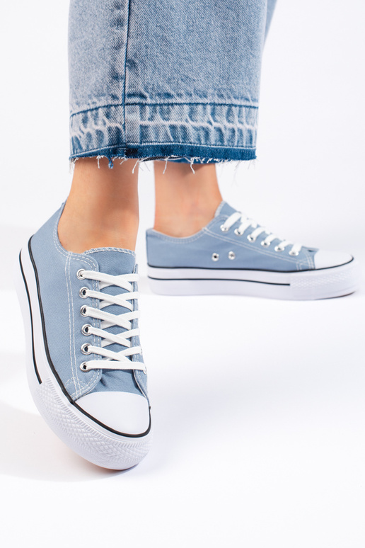 gaiši zilas krāsas   Sieviešu zābaki