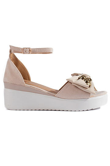 smilšu krāsas  kurpes