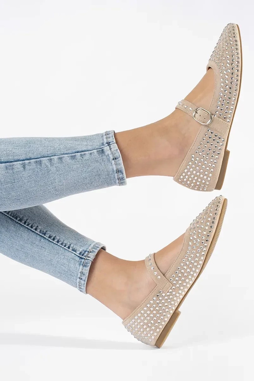 BezoIne sieviešu balerīnas z ćInietkami