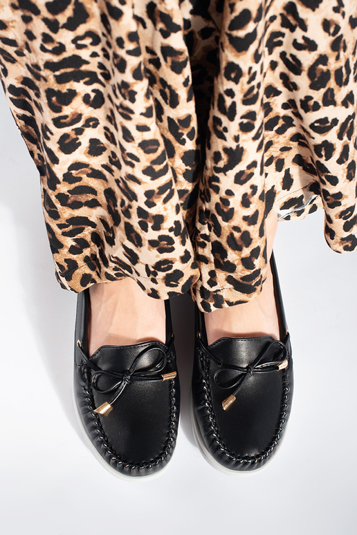 melnas krāsas Mokasīni melnas krāsas Mokasīni