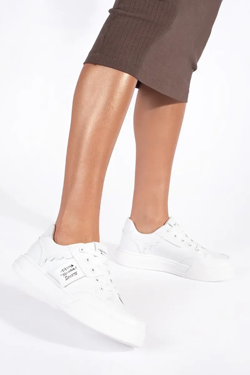 baltas krāsas Sporta apavi ar platformu