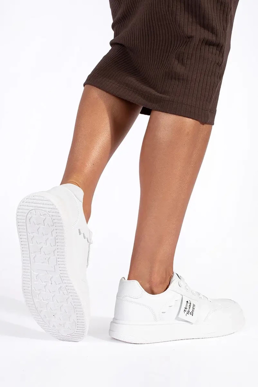 baltas krāsas Sporta apavi ar platformu