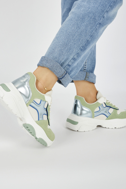 Stilīgasrnas brīvā laika apavi zaļš Stilīgasrnas brīvā laika apavi zaļš