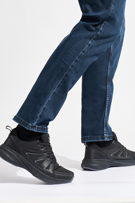 melnas krāsas Vīriešiem sieviešu apavi