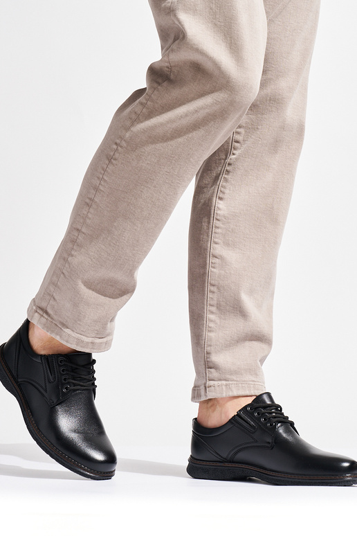 vīriešiem Melnas krāsas kurpes sasiets