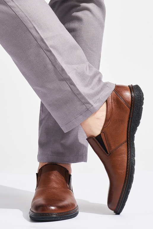 Brūnas vīriešu pusbotas