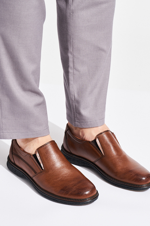 Brūnas vīriešu pusbotas