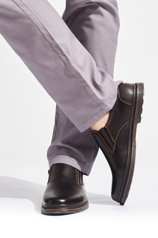 tumši brūnas krāsas Vīriešiem kurpes