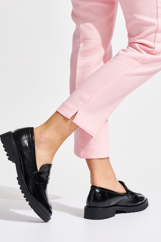 Laque mokasīni Melnas krāsas