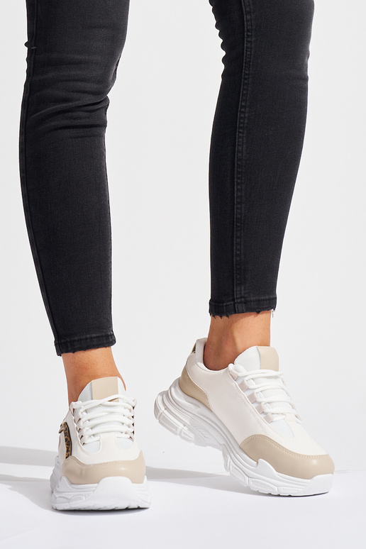 ziloņkaula krāsas sieviešu Sporta apavi