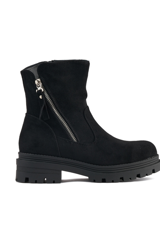 melnas krāsas sieviešu zābaki z...