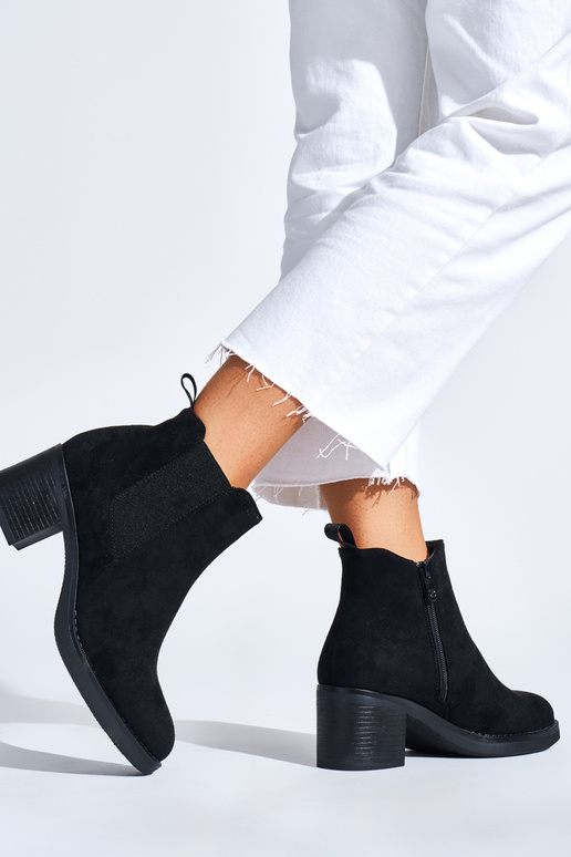 melnas krāsas klasika sieviešu zābaki...