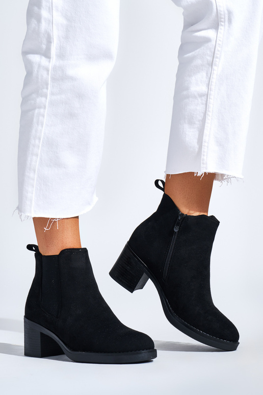 melnas krāsas klasika sieviešu zābaki...