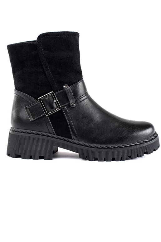 melnas krāsas sieviešu zābaki z...