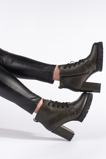 haki krāsas sieviešu zābaki... 2