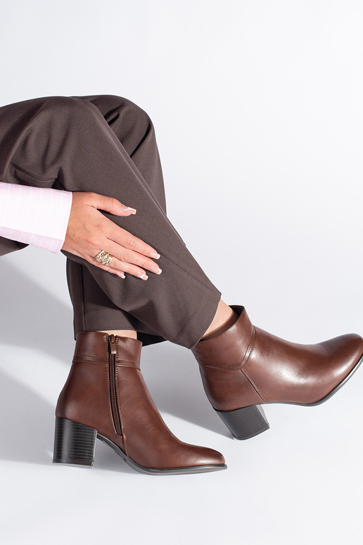 brūnas krāsas Pusgarie zābaki Sergio...