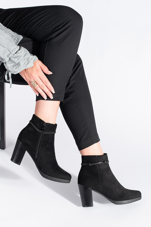 zamšādas elegants Pusgarie zābaki...