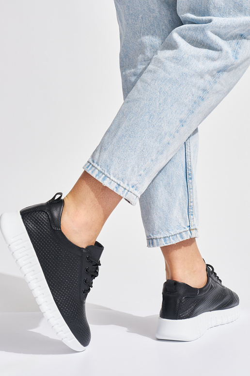 Ažūrs kurpes Melnas krāsas Sergio Leone Ažūrs kurpes Melnas krāsas Sergio Leone