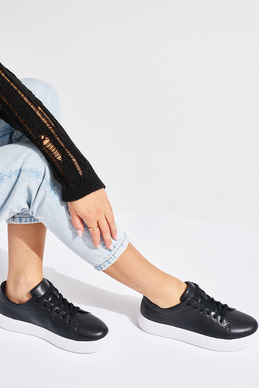 Āda Melnas krāsas sasiets Sieviešu... Āda Melnas krāsas sasiets Sieviešu...