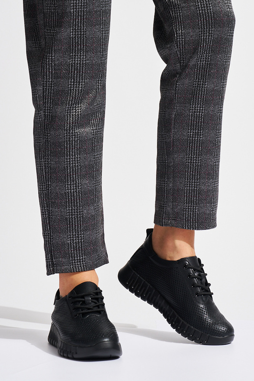 Ažūrs āda kurpes Melnas krāsas Sergio... Ažūrs āda kurpes Melnas krāsas Sergio...