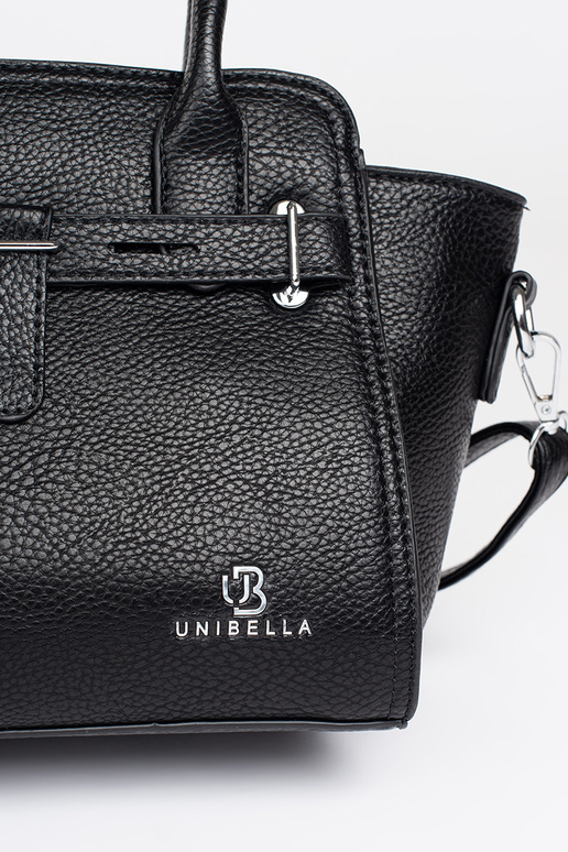 Melnas krāsas eleganta rokassomiņa ze...