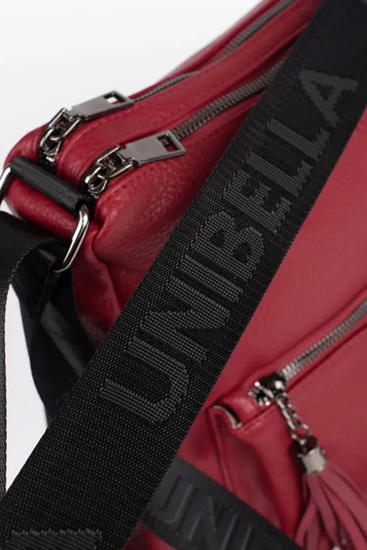 sarkana sieviešu rokassomu tipa...